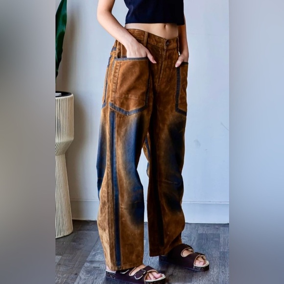 OH JEANS vintage inspired distressed jeans-large NWOT - Picture 1 of 12